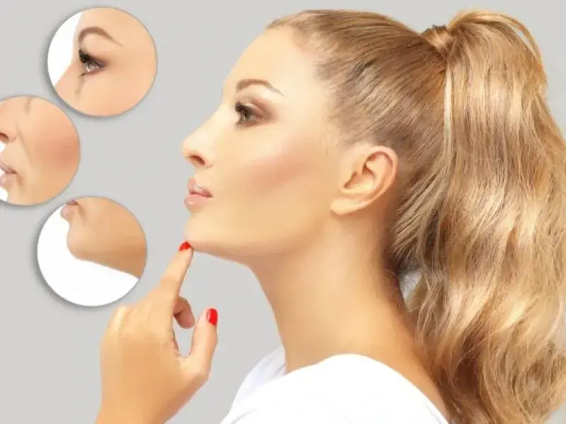 NASOLABIALFALTE UNTERSPRITZEN